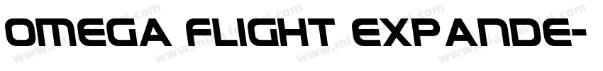 Omega Flight Expande字体转换